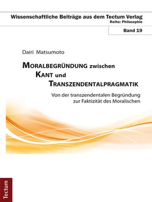 cover image of Moralbegründung zwischen Kant und Transzendentalpragmatik